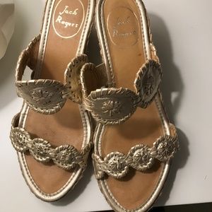 Jack Rogers Lauren Mid Wedge Sandal- SIZE 7.5